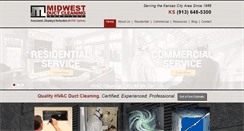 Desktop Screenshot of midwestductcleaning.com
